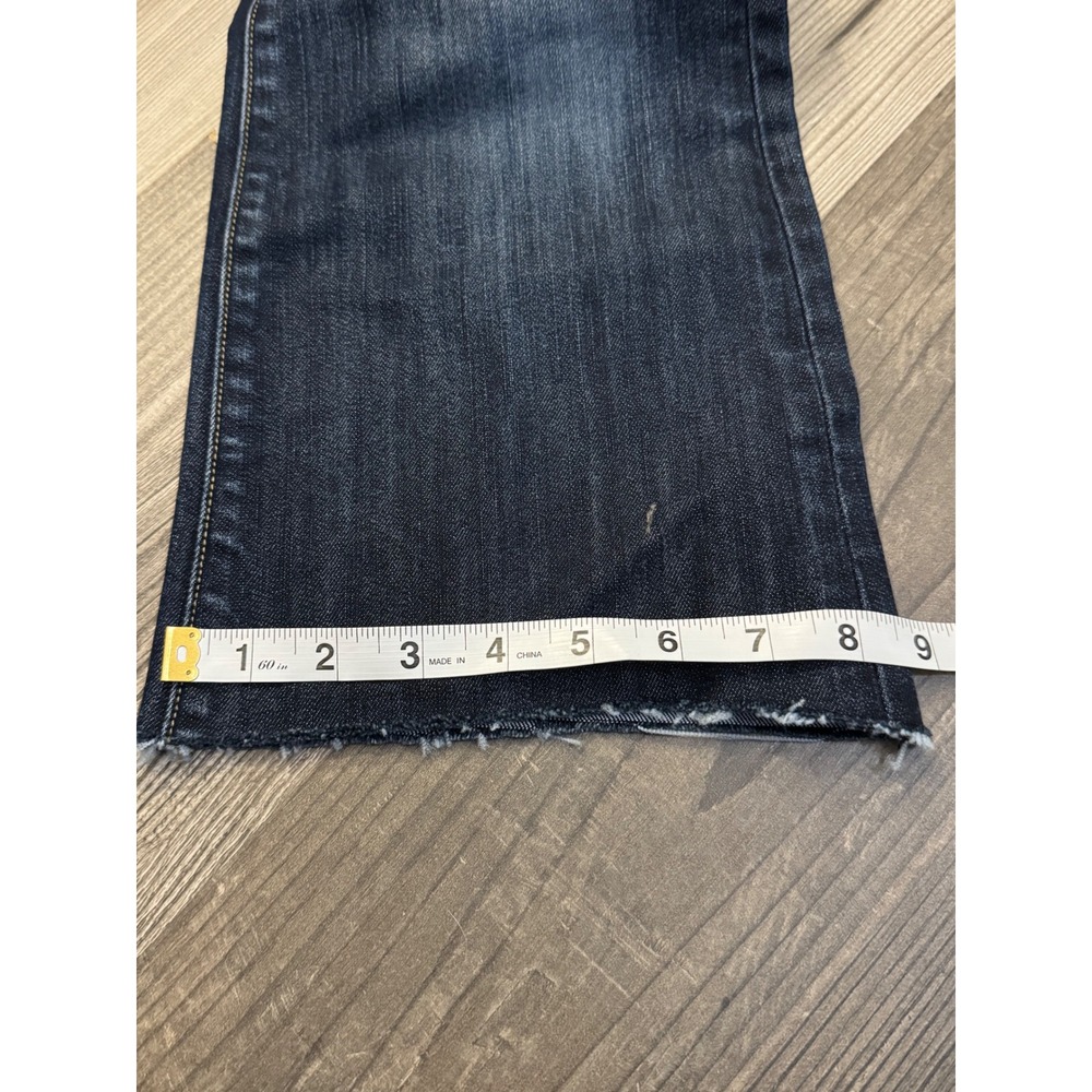 Paige Premium Denim Hidden Hills High Rise Bootcut Jeans Dark Wash Size 28 - Picture 11 of 12
